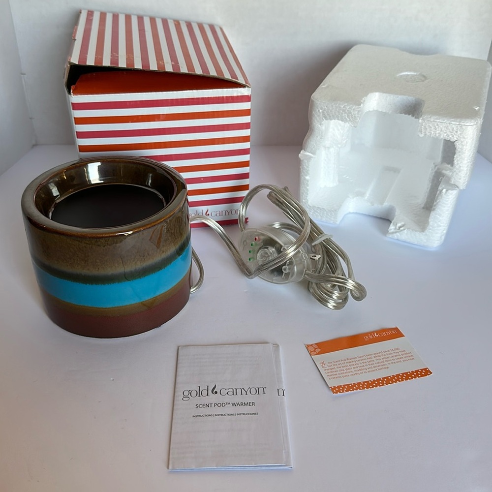 Gold Canyon Scent Pod Warmer - Landscape Pod Warmer 83710 NIB